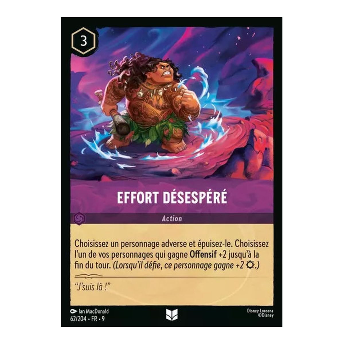 Verzweifelter Einsatz – 62/204 – FAB – Fabelhaft – Ungewöhnlich – Französisch