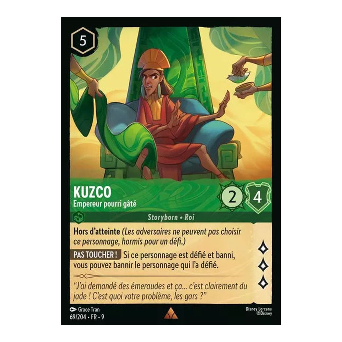 Kuzco, der verwöhnte Kaiser – 69/204 – FAB – Fabelhaft – Selten – Französisch