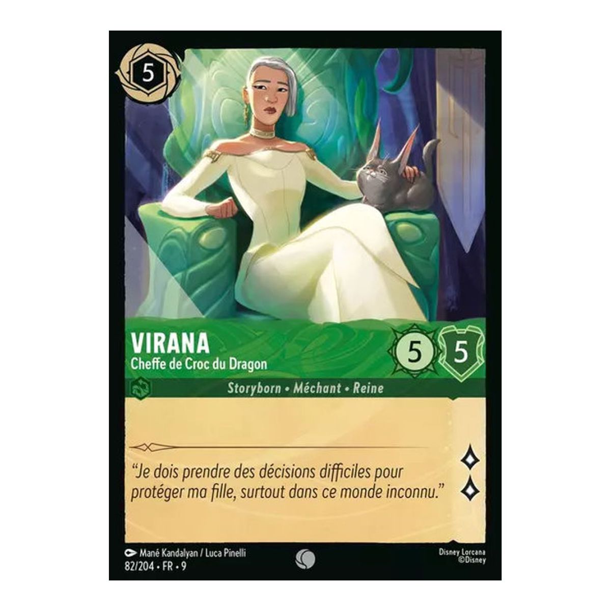 Virana, Drachenzahn-Anführerin – 82/204 – FAB – Fabelhaft – Gewöhnlich – Französisch