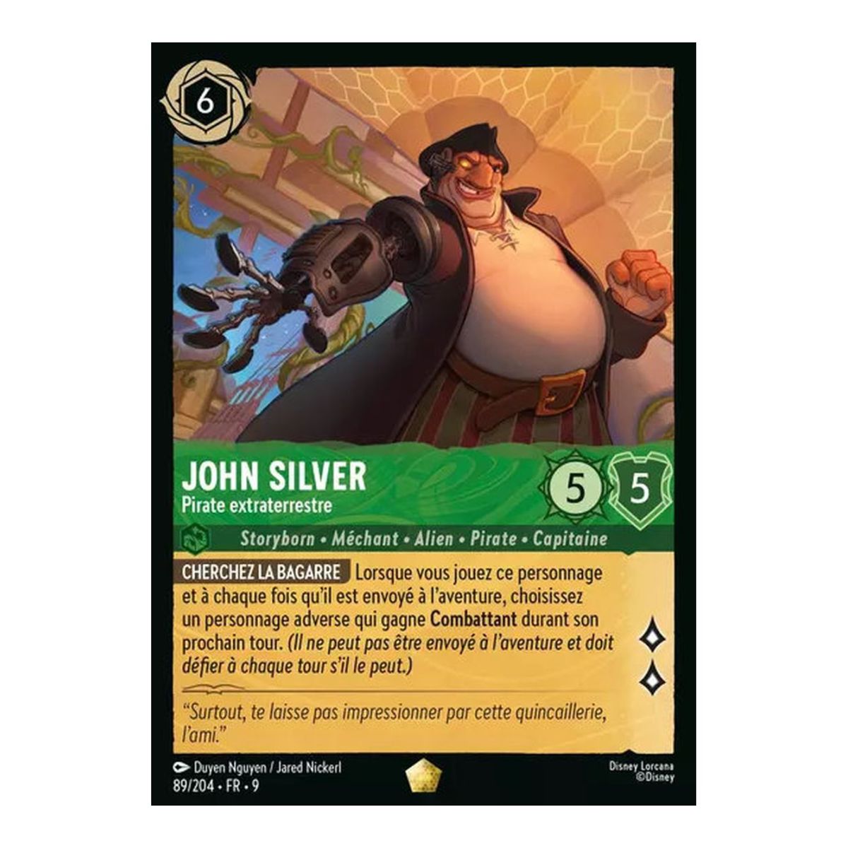John Silver, Alien Pirate - 89/204 - FAB - Fabelhaft - Brillant - Premium - Französisch