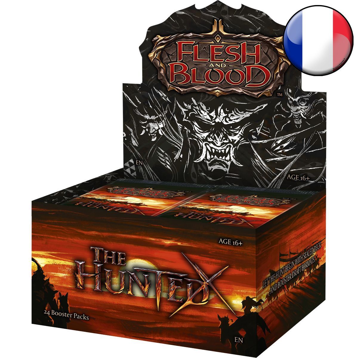 FAB – Box mit 24 Boostern – The Hunted – Flesh & Blood – FR