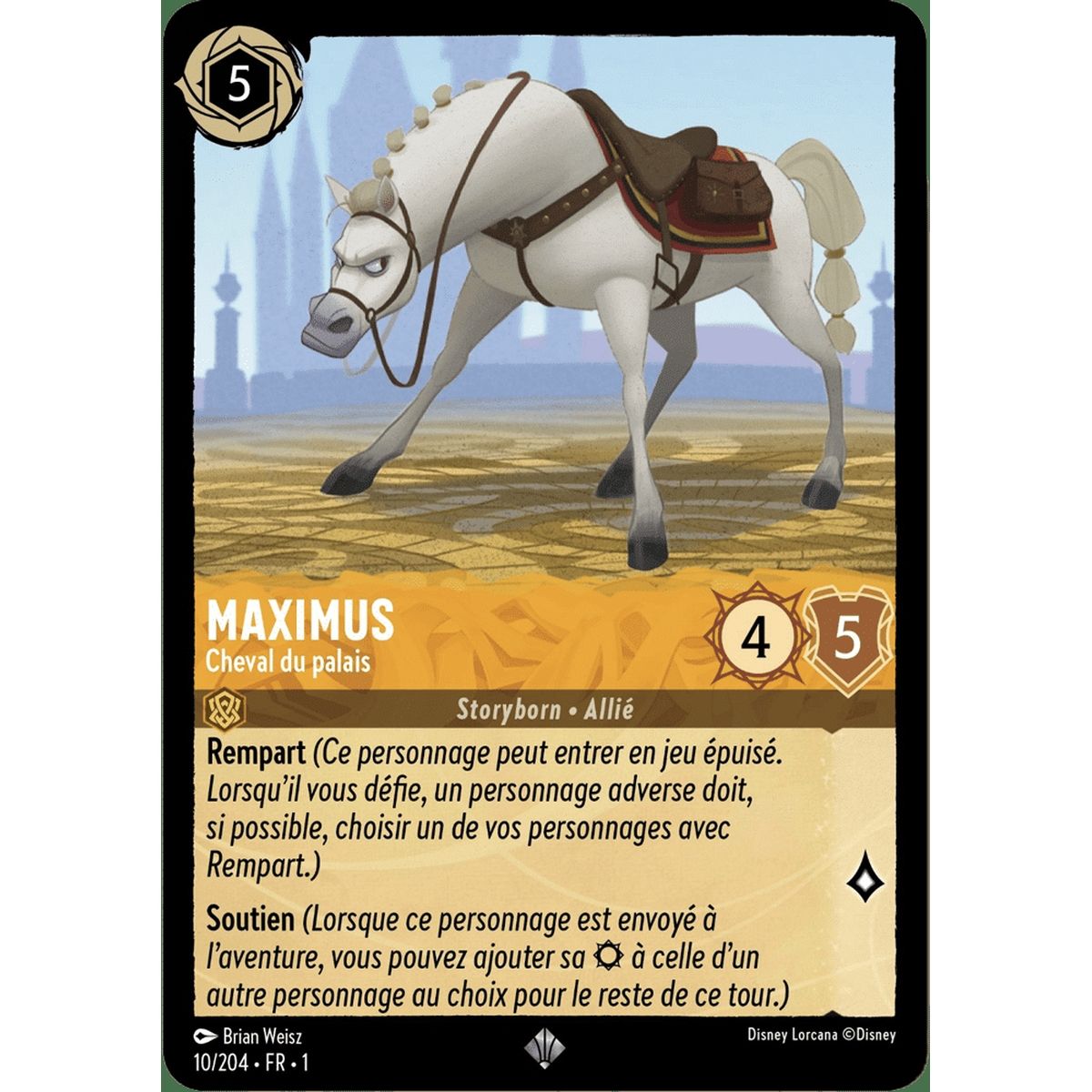 Maximus, Pferd des Palastes – 10/204 – FC – Erstes Kapitel – Super Rare – Französisch