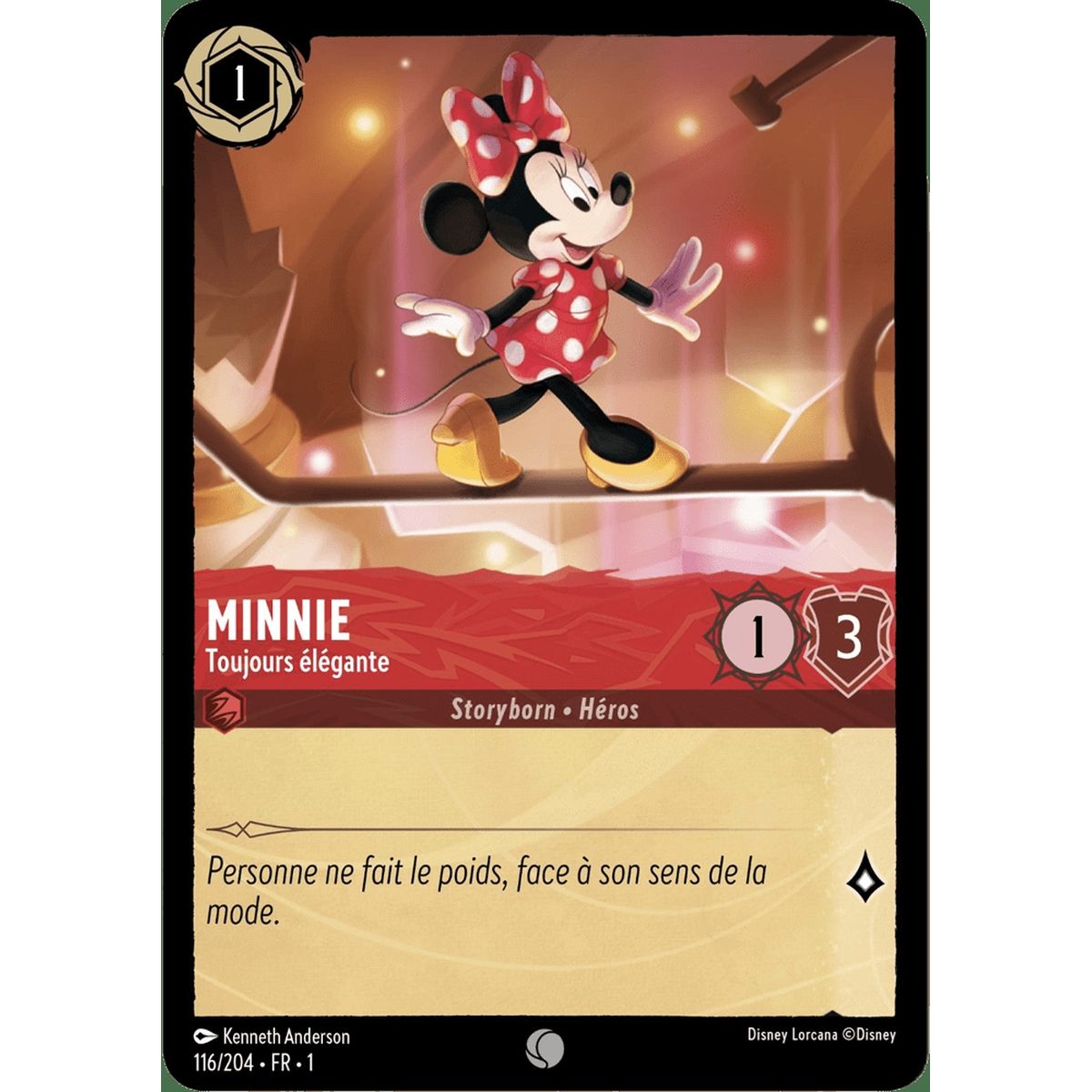 Minnie, Always Elegant – 116/204 – FC – Erstes Kapitel – Kommune – Französisch