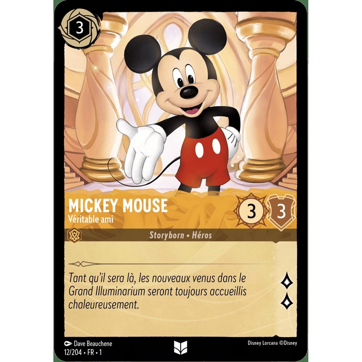 Item Mickey Mouse, True Friend – 12/204 – FC – Erstes Kapitel – Ungewöhnlich – Französisch