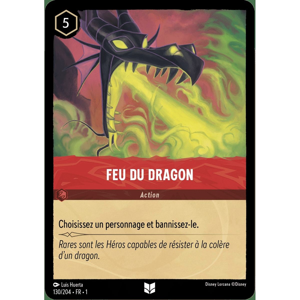 Dragonfire – 130/204 – FC – Erstes Kapitel – Brillant – Premium – Französisch