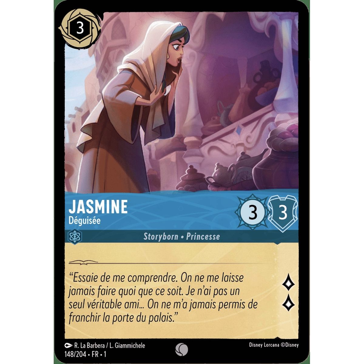 Jasmine, Disguised – 148/204 – FC – Erstes Kapitel – Brillant – Premium – Französisch