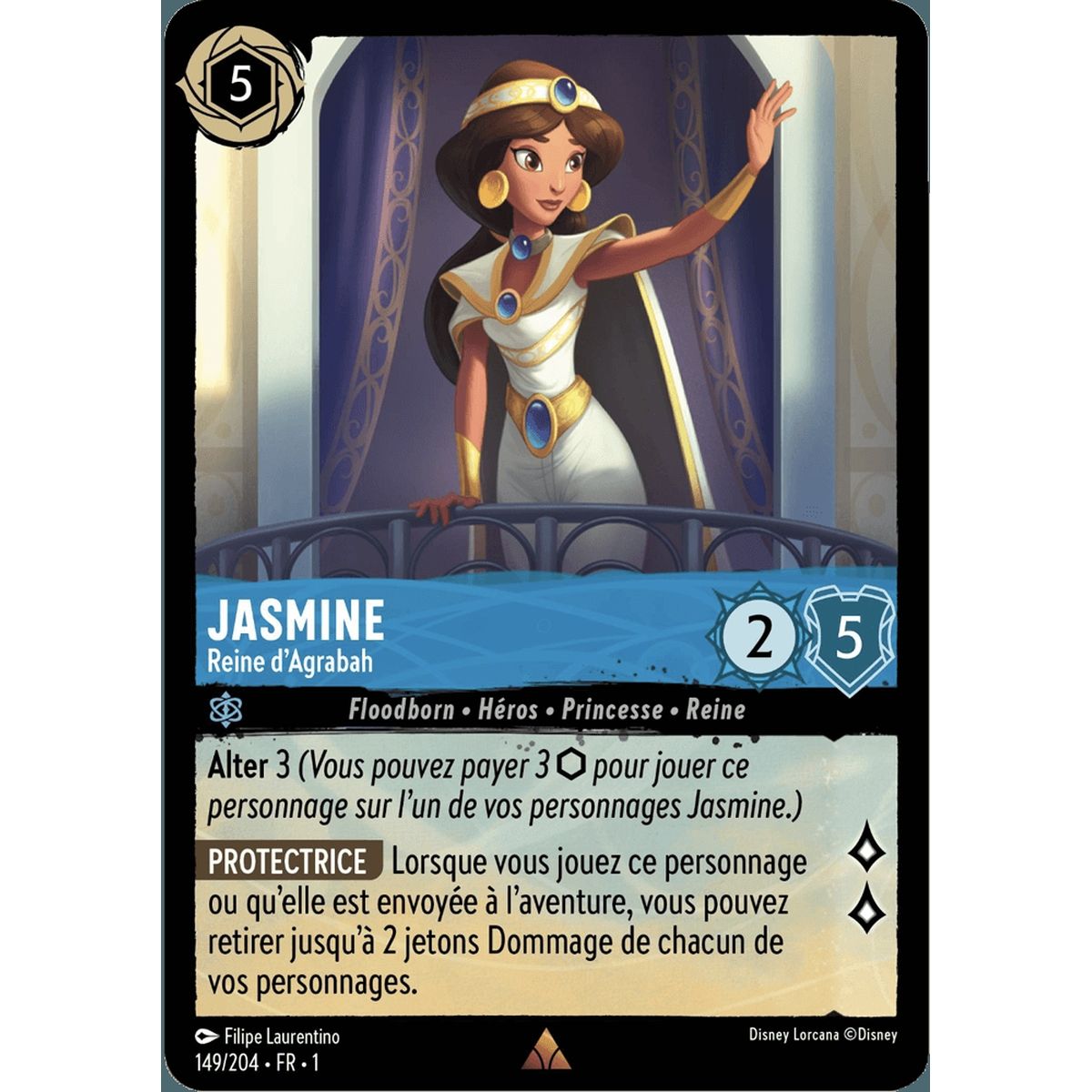 Item Jasmine, Königin von Agrabah – 149/204 – FC – Erstes Kapitel – Selten – Französisch