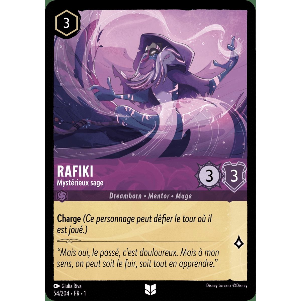 Rafiki, Mysterious Sage – 54/204 – FC – Erstes Kapitel – Brillant – Premium – Französisch