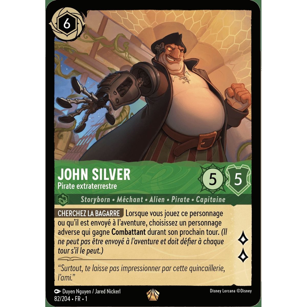 John Silver, Außerirdischer Pirat – 82/204 – FC – Erstes Kapitel – Legendär – Französisch