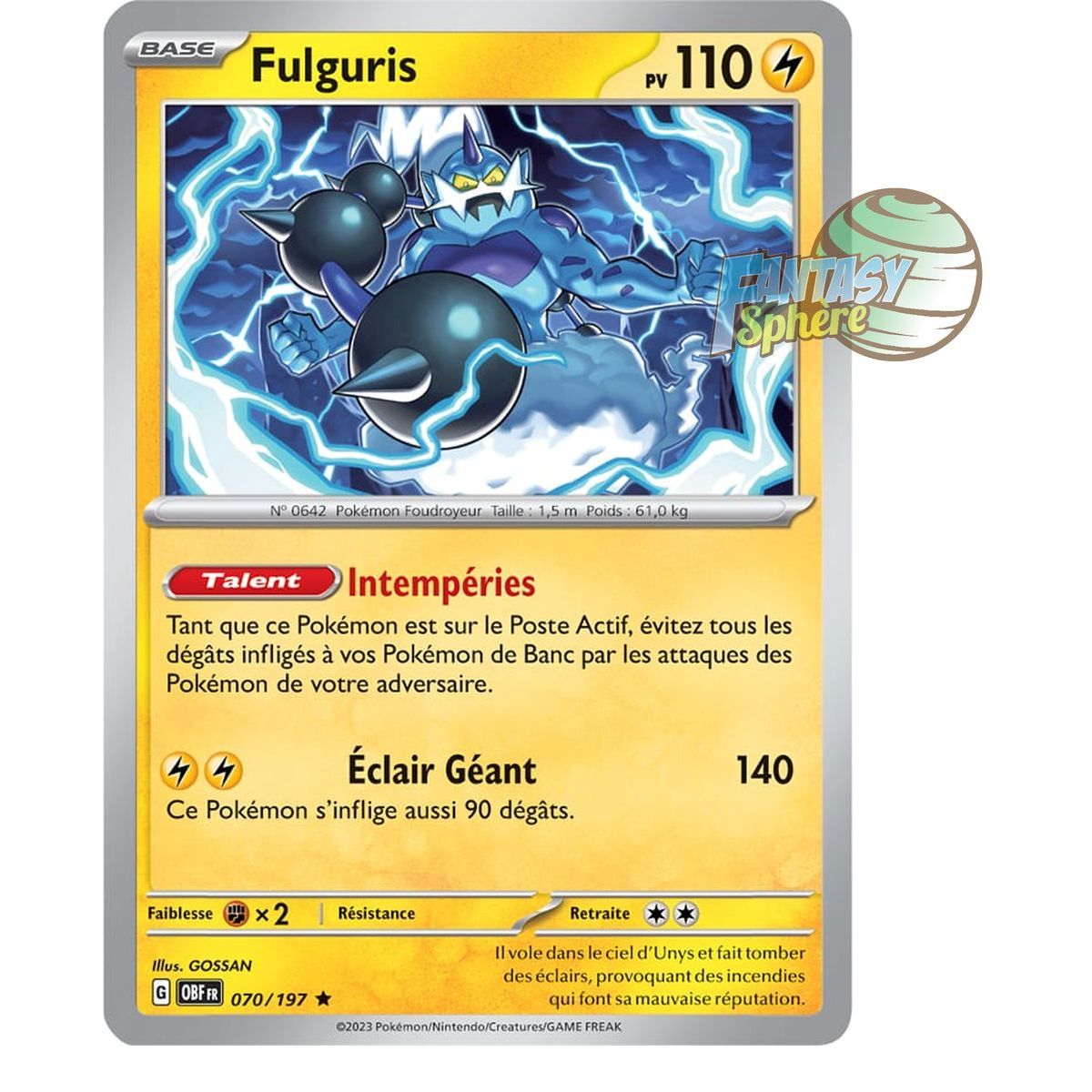 Fulguris – Holo Rare 70/197 – Scharlachrote und violette Obsidianflammen