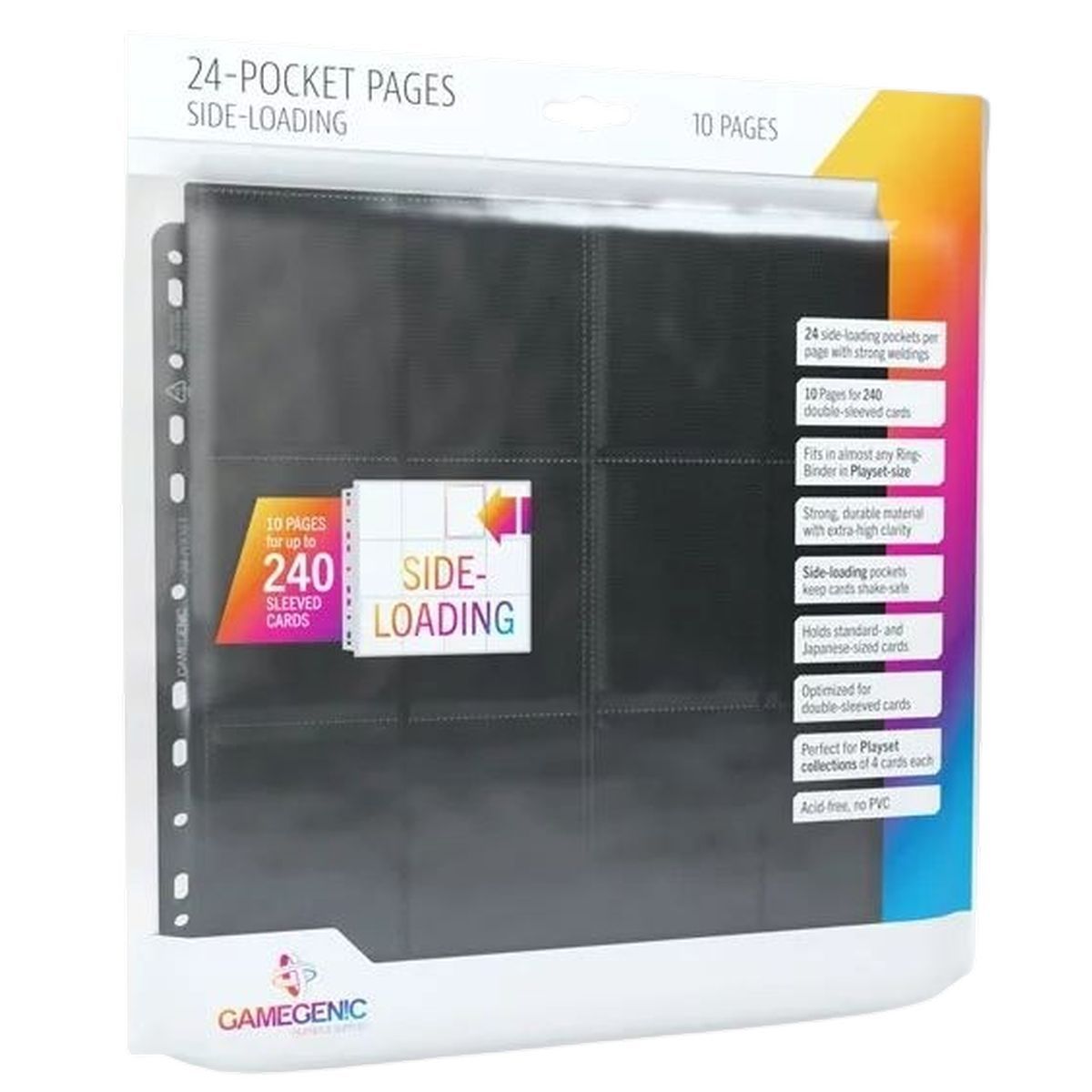 Gamegenic : 10 Pages 24 Pocket Sideloading Noir