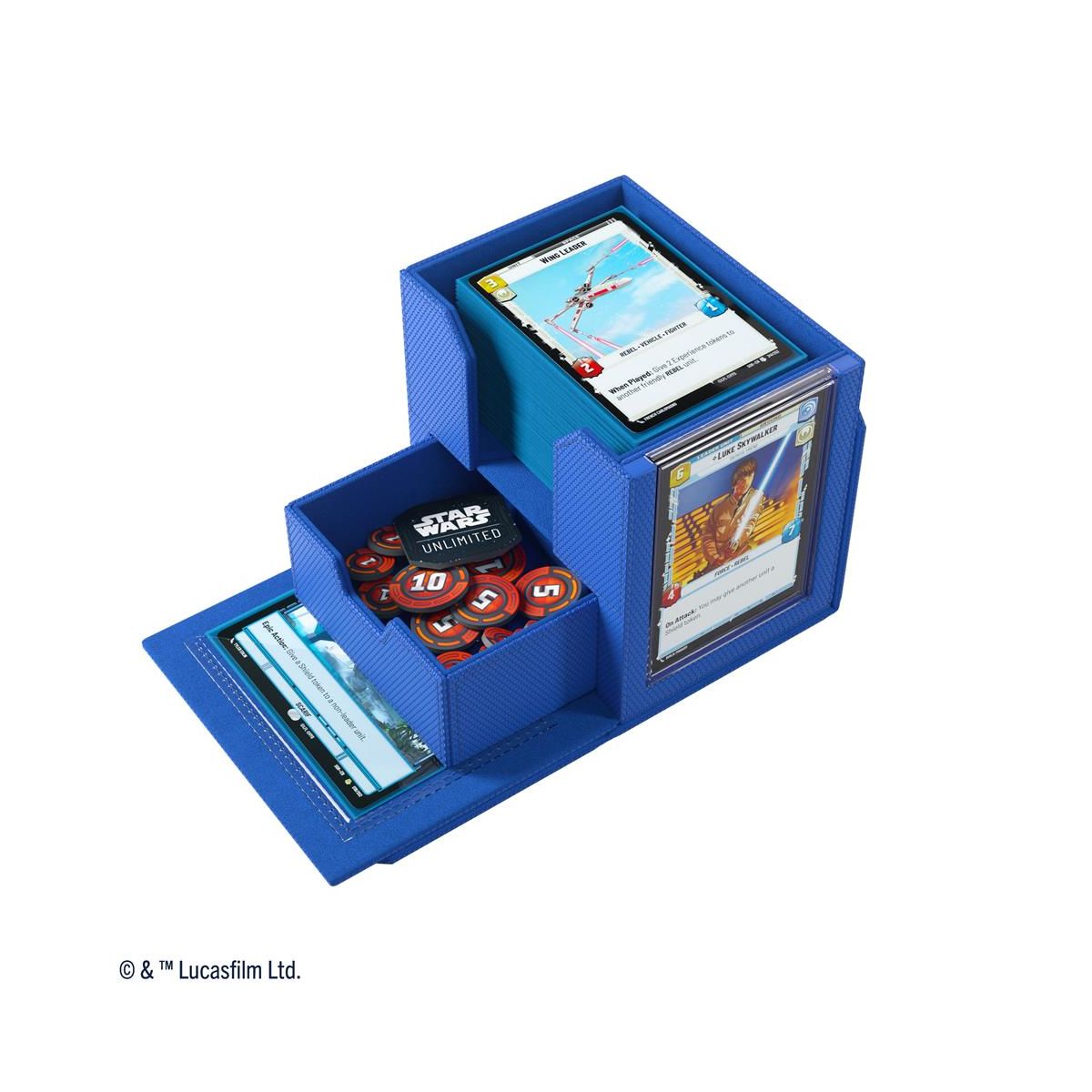 Gamegenic – Deck Box – Deck Pod – Star Wars: Unlimited – Blau