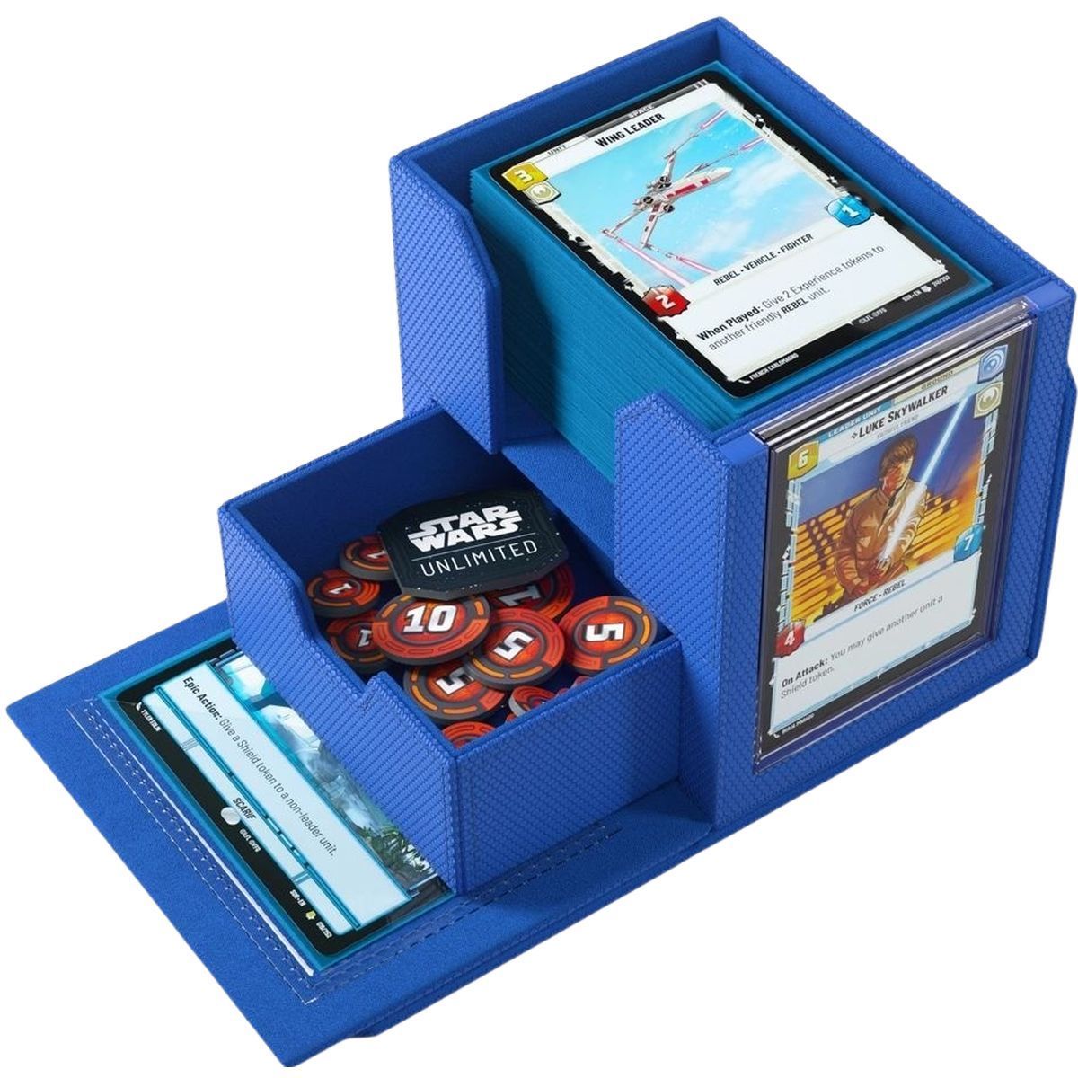 Gamegenic – Deck Box – Deck Pod – Star Wars: Unlimited – Blau