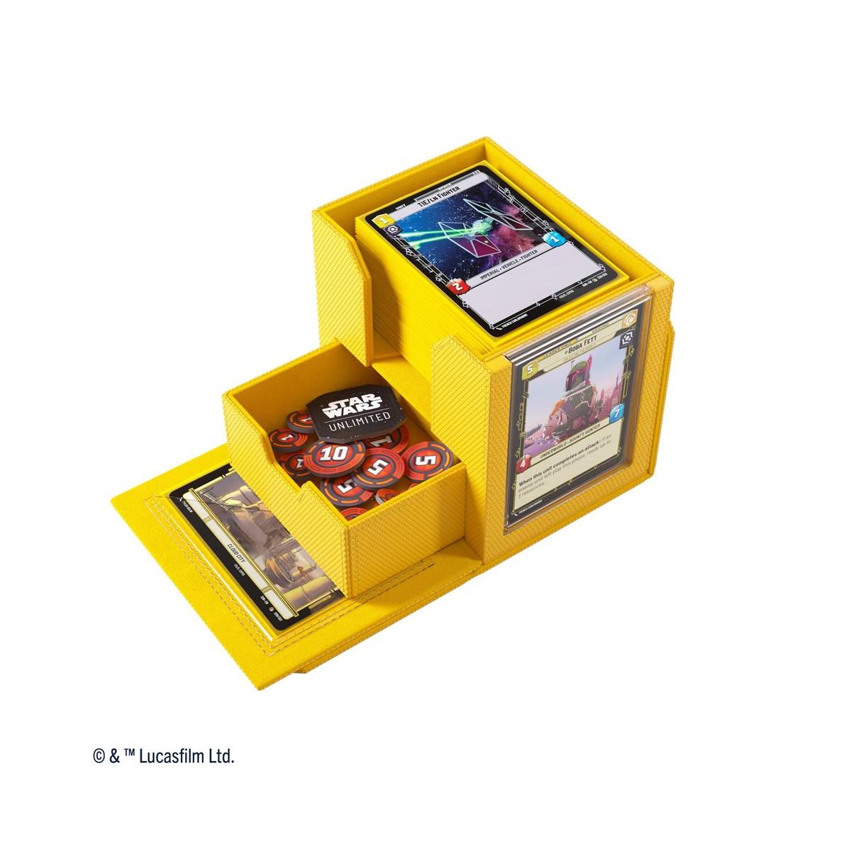 Gamegenic – Deck Box – Deck Pod – Star Wars: Unlimited – Gelb