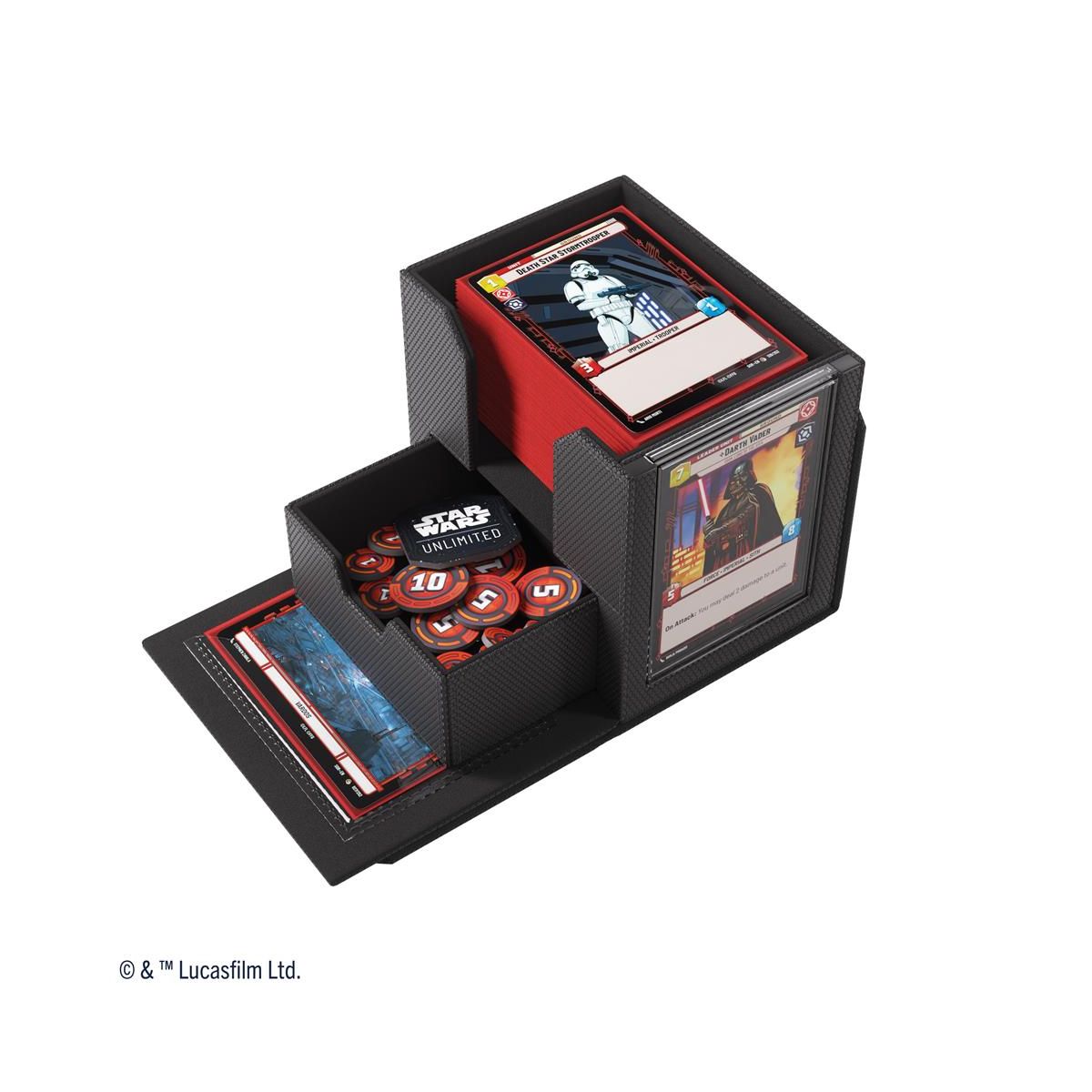 Gamegenic – Deck Box – Deck Pod – Star Wars: Unlimited – Schwarz