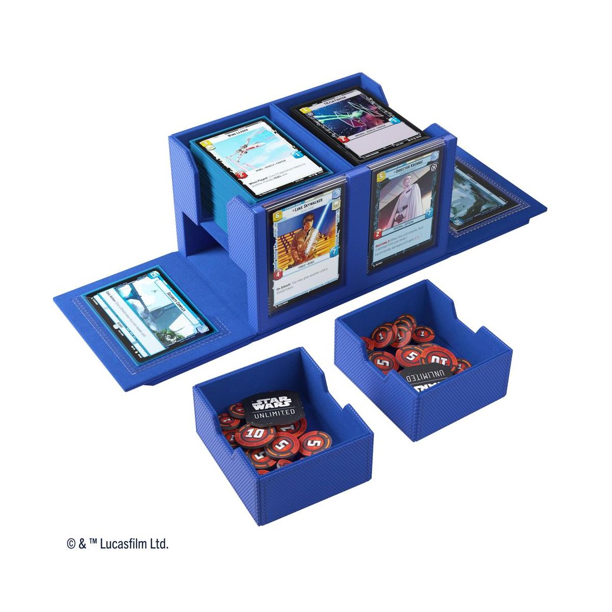 Gamegenic – Deck Box – Double Deck Pod – Star Wars: Unlimited – Blau