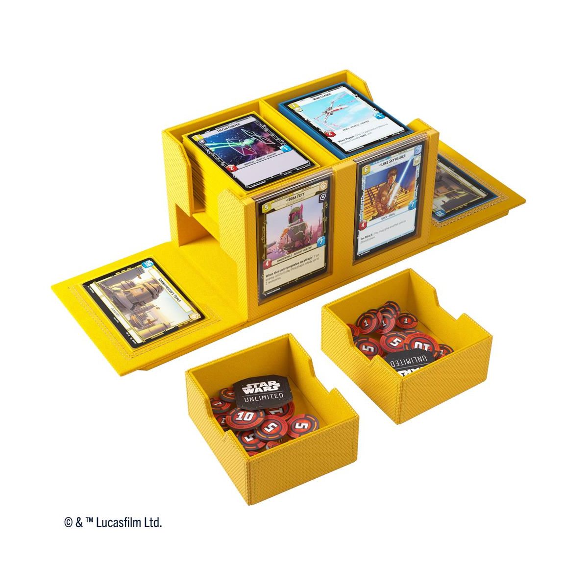 Gamegenic – Deck Box – Double Deck Pod – Star Wars: Unlimited – Gelb