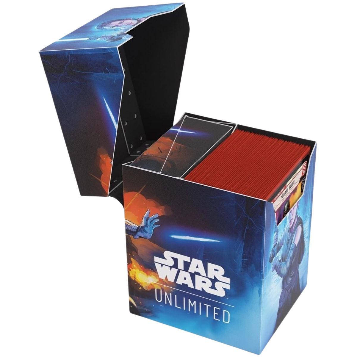 Gamegenic – Deckbox – weiche Kiste – Star Wars: Unlimited – Rey/Kylo Ren