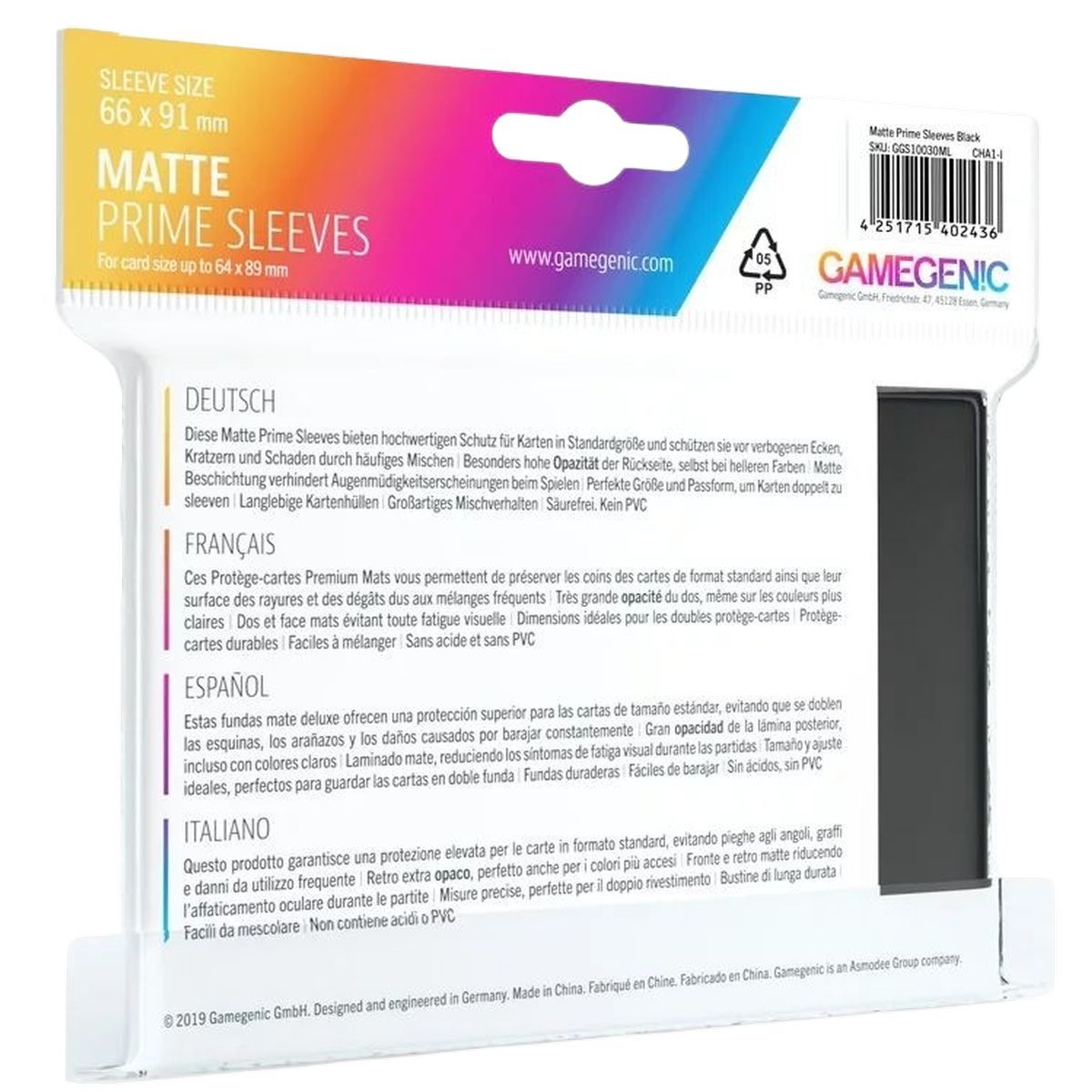 Gamegenic – Matte Prime Standard-Hüllen – Limettengrün – 66 x 91 (100)