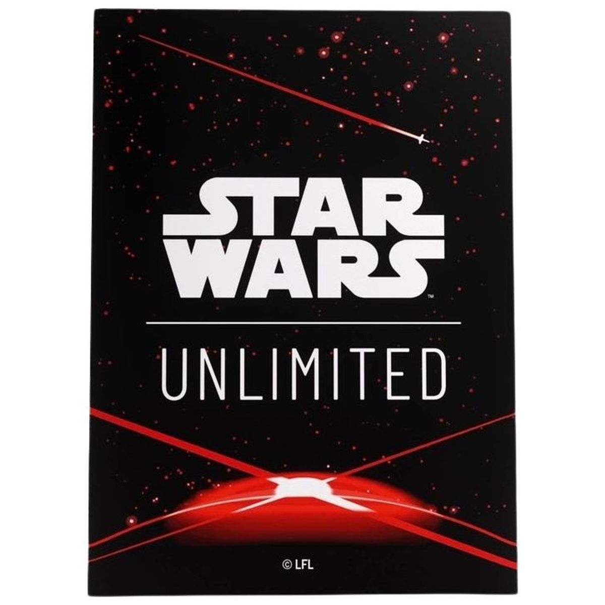 Gamegenic – Kartenhüllen – Standard – Doppelhüllen-Paket – Star Wars: Unlimited – Space Red – FR