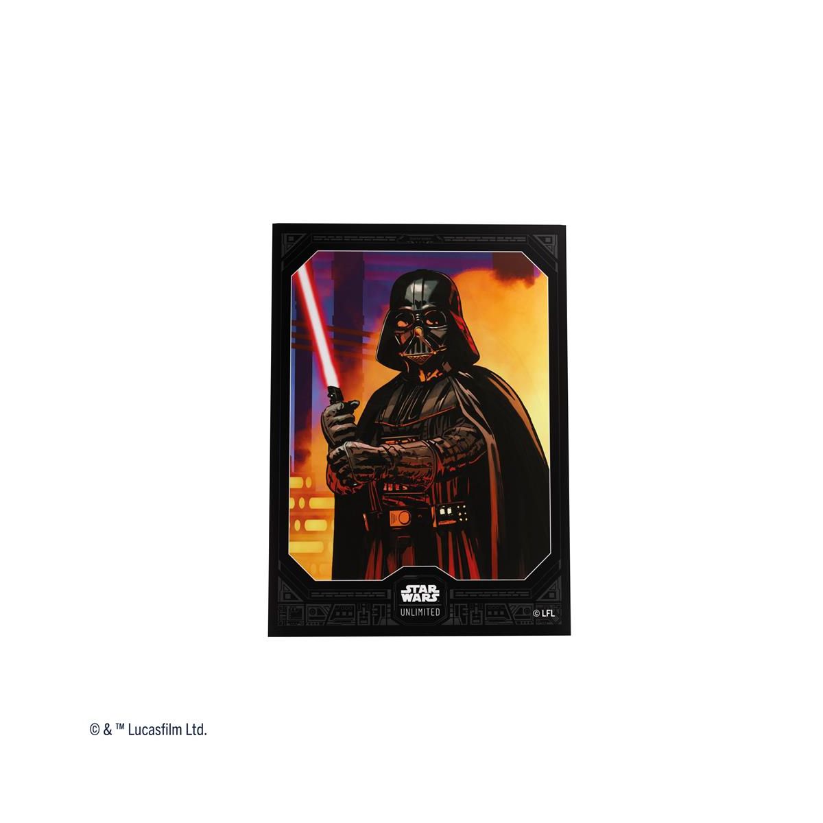 Gamegenic – Kartenhüllen – Standard – Doppelhüllen-Paket – Star Wars: Unlimited – Vader – FR