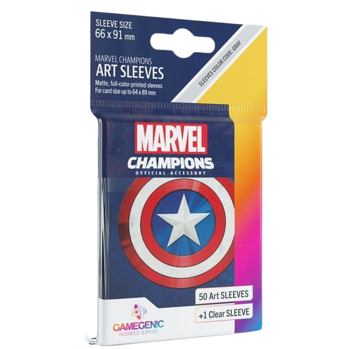 Item Gamegenic - Kartenhüllen - Standard - Marvel Champions: Captain America (50)