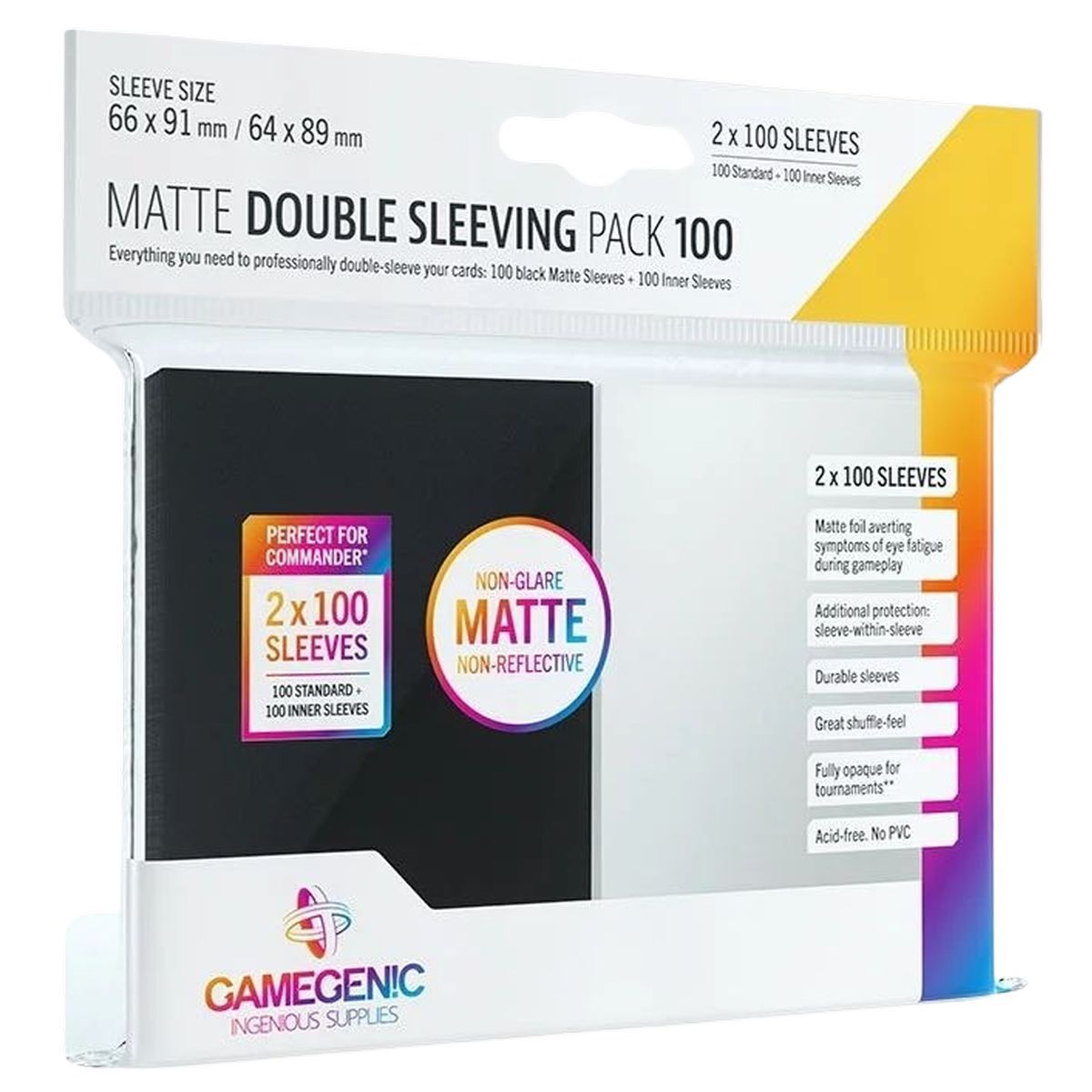 Gamegenic – Kartenhüllen – Standard – Prime Double Sleeving Pack (200)