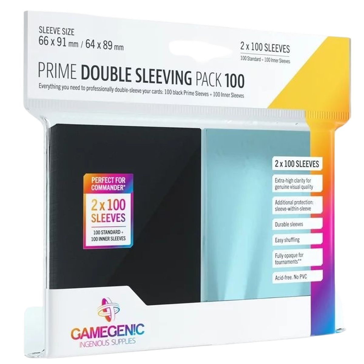 Item Gamegenic – Kartenhüllen – Standard – Prime Double Sleeving Pack (200)