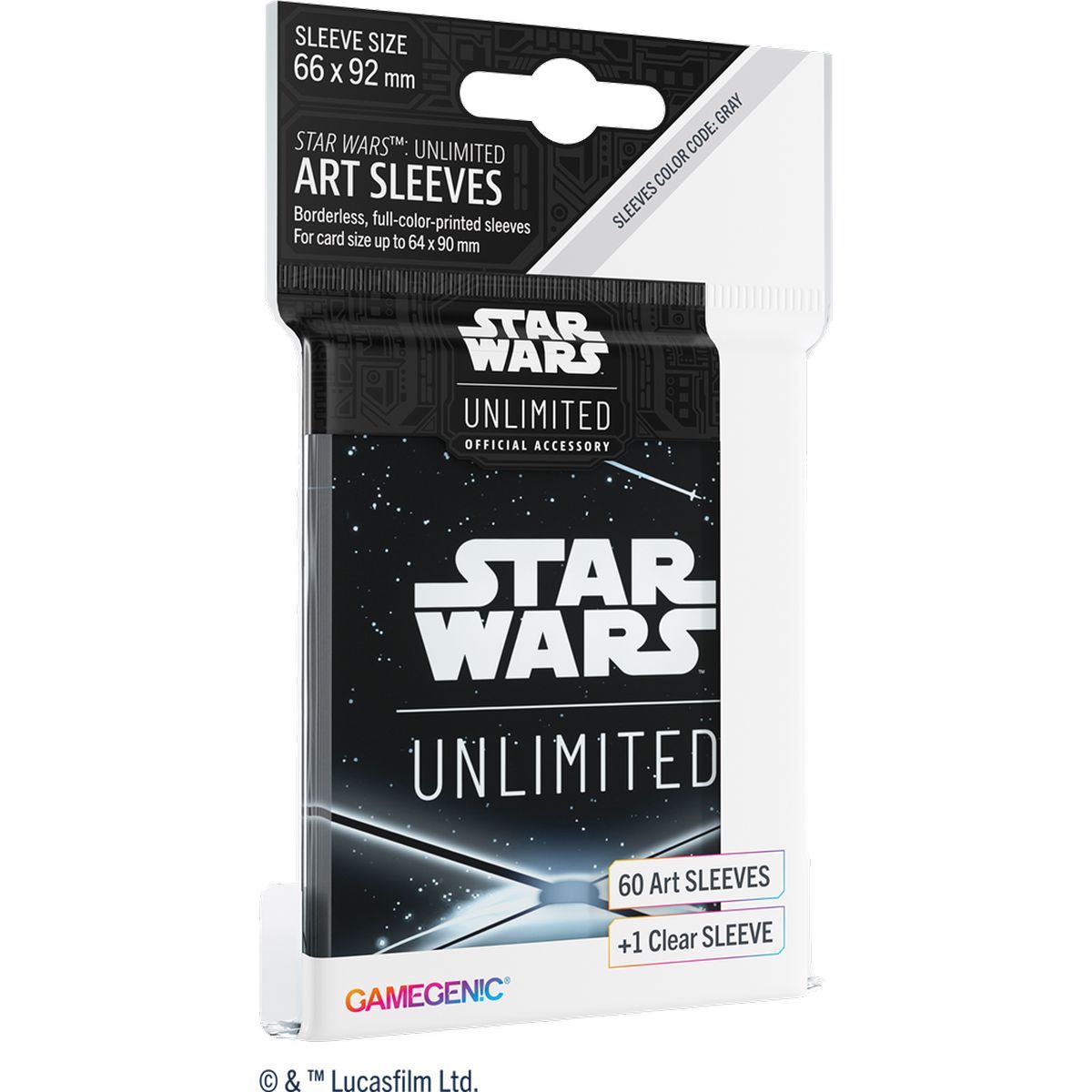 Gamegenic - Kartenhüllen - Standard - Star Wars: Unlimited - Space Black (60)