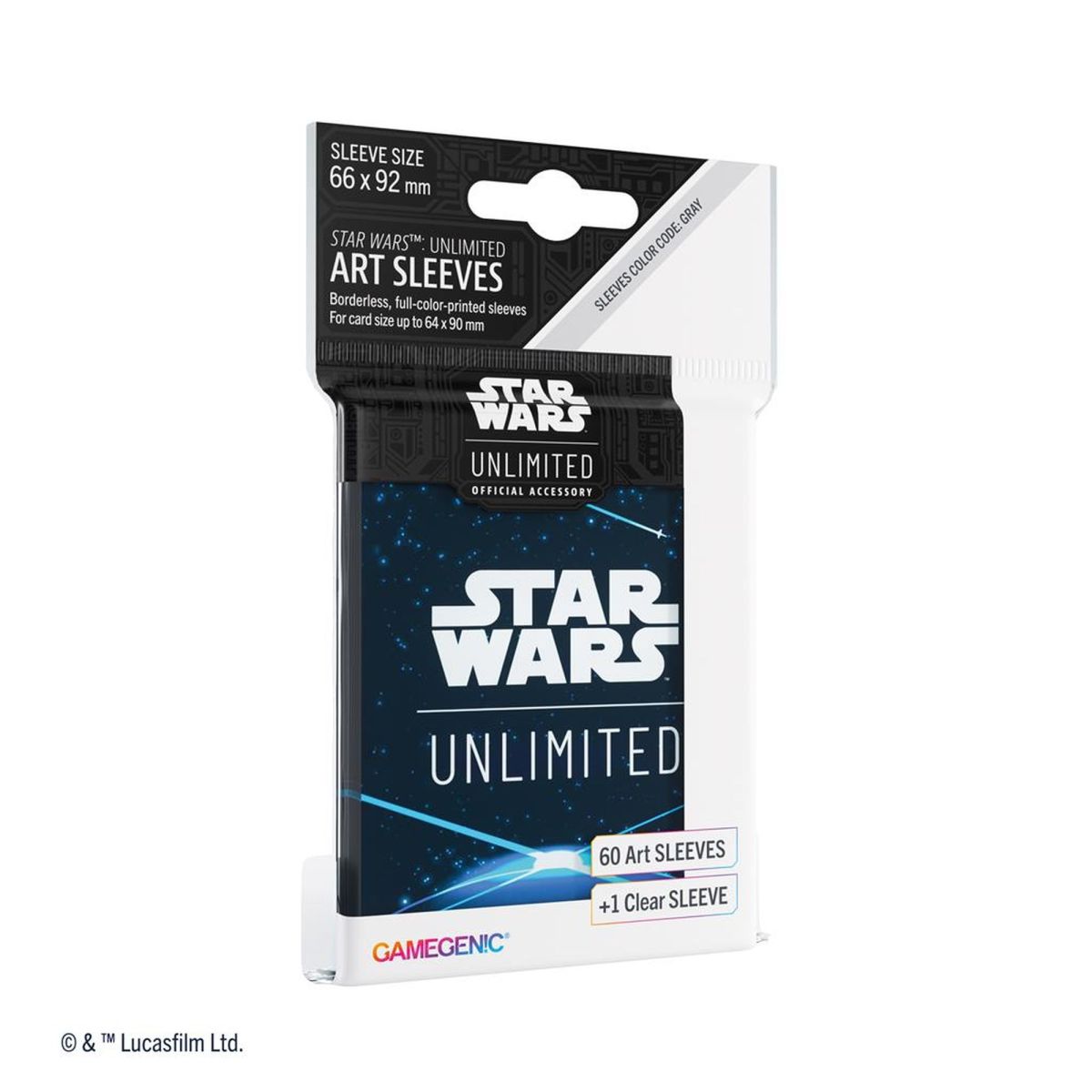 Item Gamegenic - Kartenhüllen - Standard - Star Wars: Unlimited - Space Blue - FR (60)