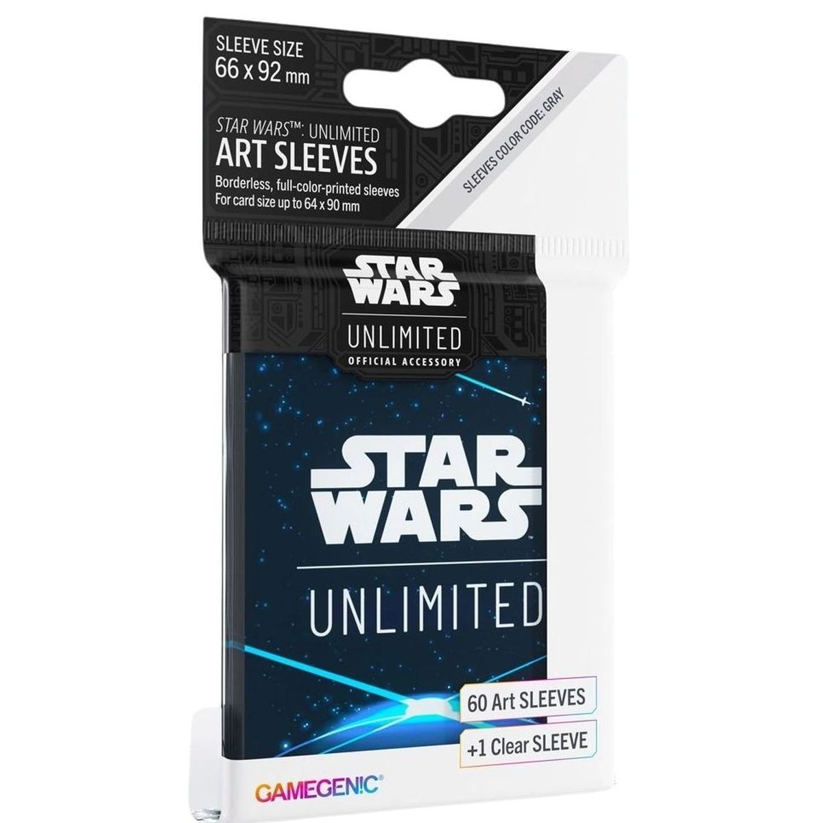 Gamegenic - Kartenhüllen - Standard - Star Wars: Unlimited - Space Blue - FR (60)