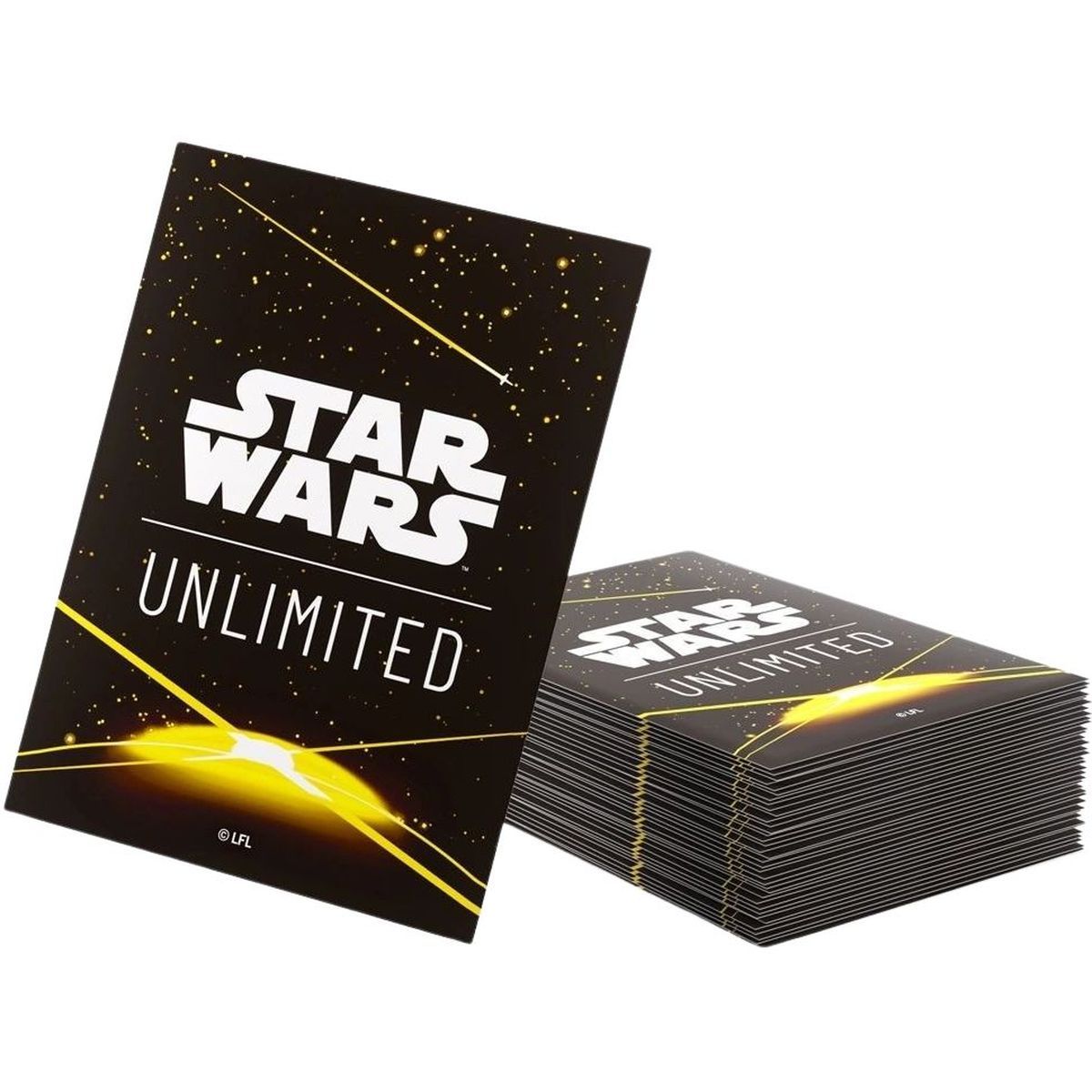 Gamegenic – Kartenhüllen – Standard – Star Wars: Unlimited – Space Yellow – FR (60)