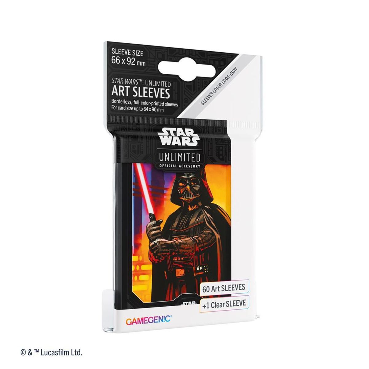 Item Gamegenic - Kartenhüllen - Standard - Star Wars: Unlimited - Vader - FR (60)