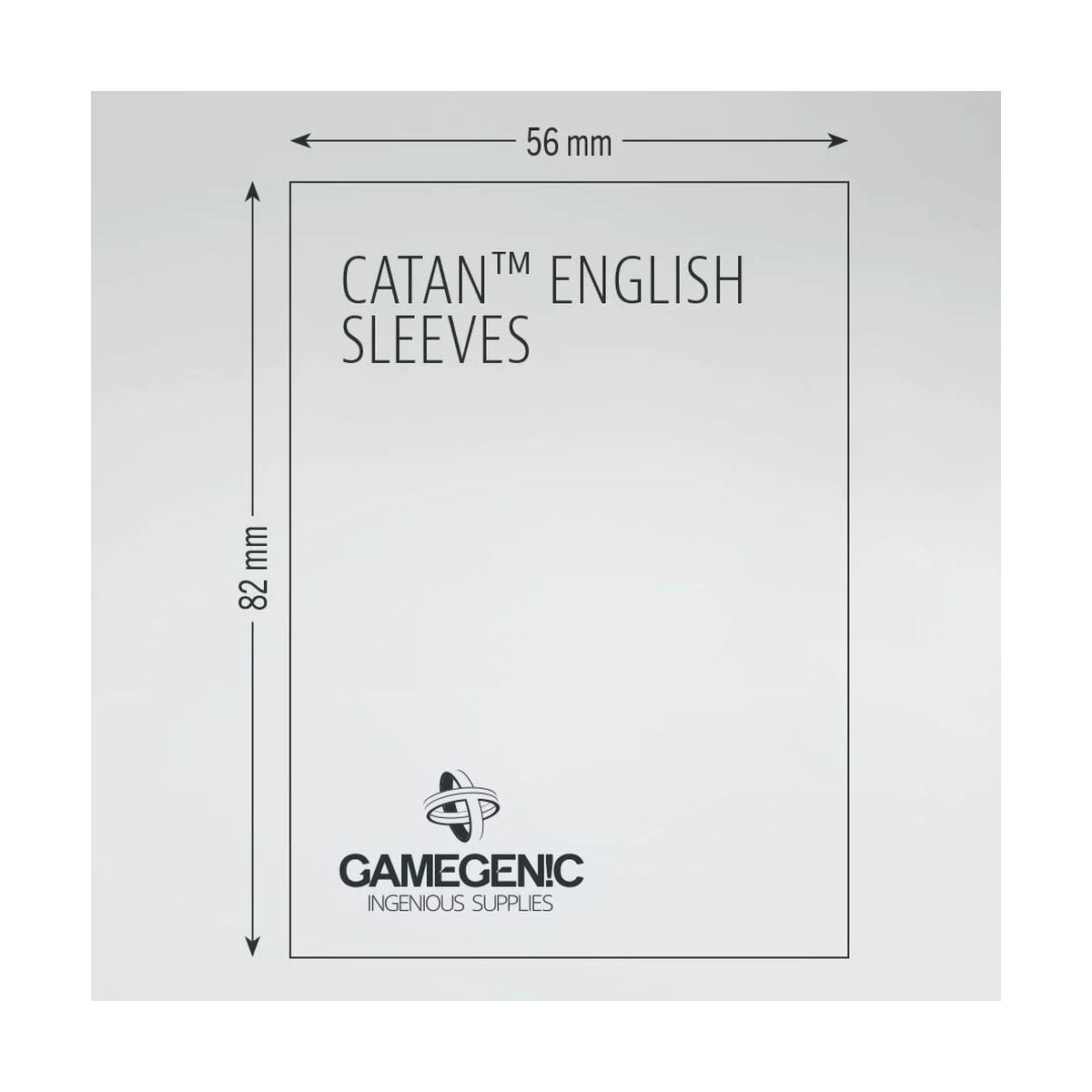 Gamegenic – Hüllengröße – 60 Prime-Brettspielhüllen – 56 x 82 (60)