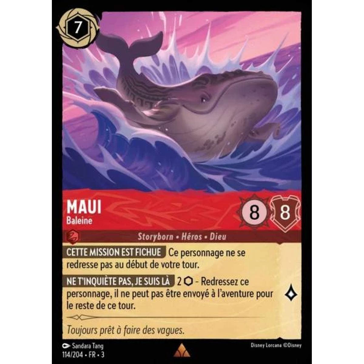 Item Maui, Wal – 114/204 – ITI – Les Terres d'Encres – Glänzend – Premium – Französisch