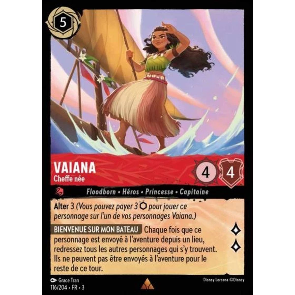 Vaiana, Cheffe geb. - 116/204 - ITI - Les Terres d'Encres - Brillante - Premium - Französisch