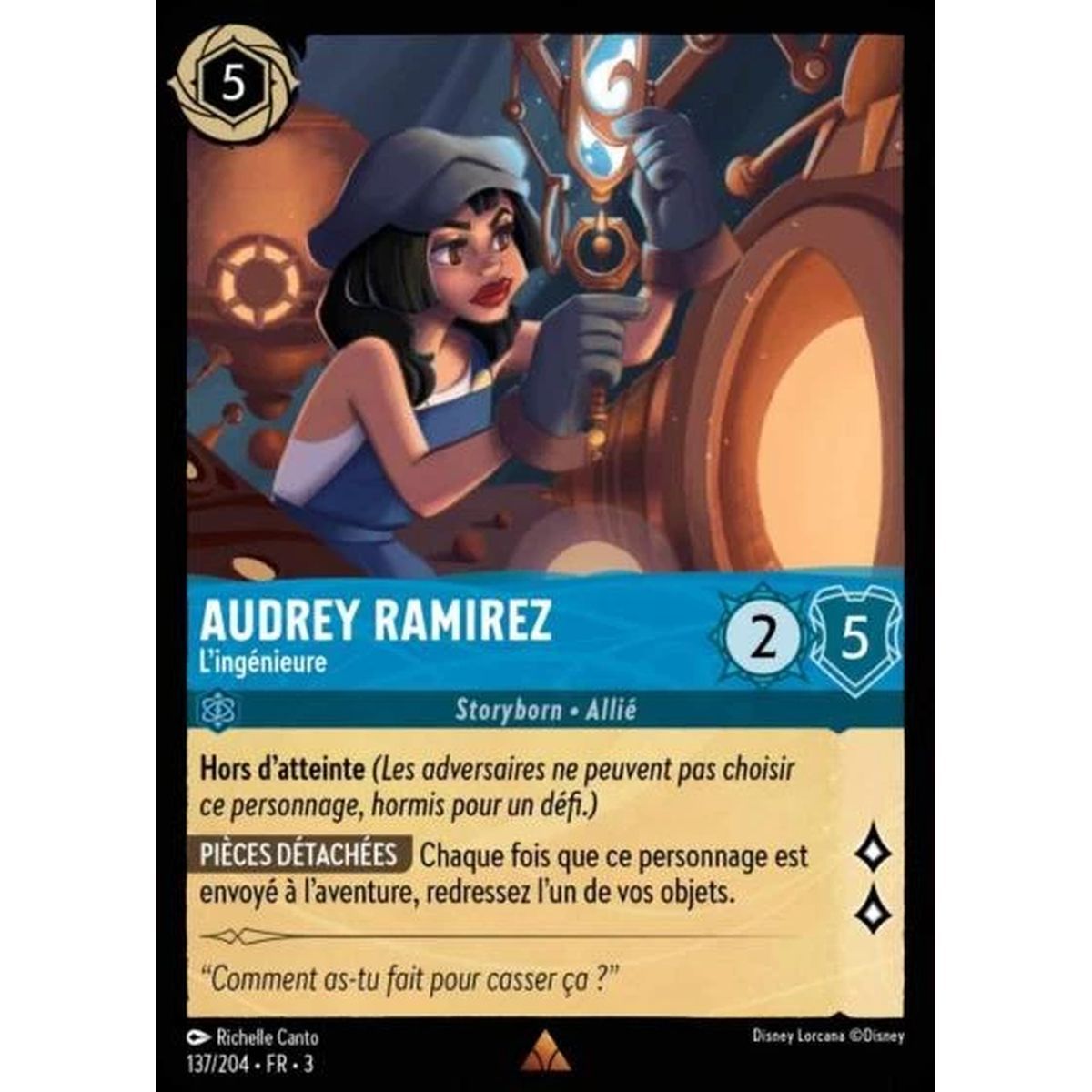 Audrey Ramirez, The Engineer – 137/204 – ITI – Les Terres d'Encres – Selten – Französisch