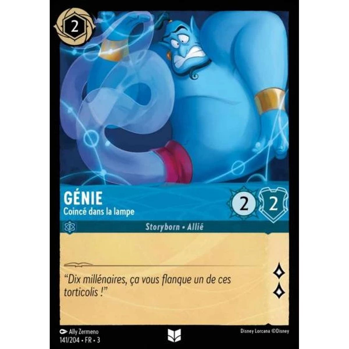 Genie, Stuck in the Lamp – 141/204 – ITI – Les Terres d'Encres – Brillante – Premium – Französisch