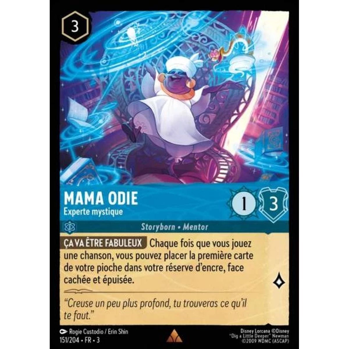 Mama Odie, Mystical Expert – 151/204 – ITI – Les Terres d'Encres – Brillante – Premium – Französisch