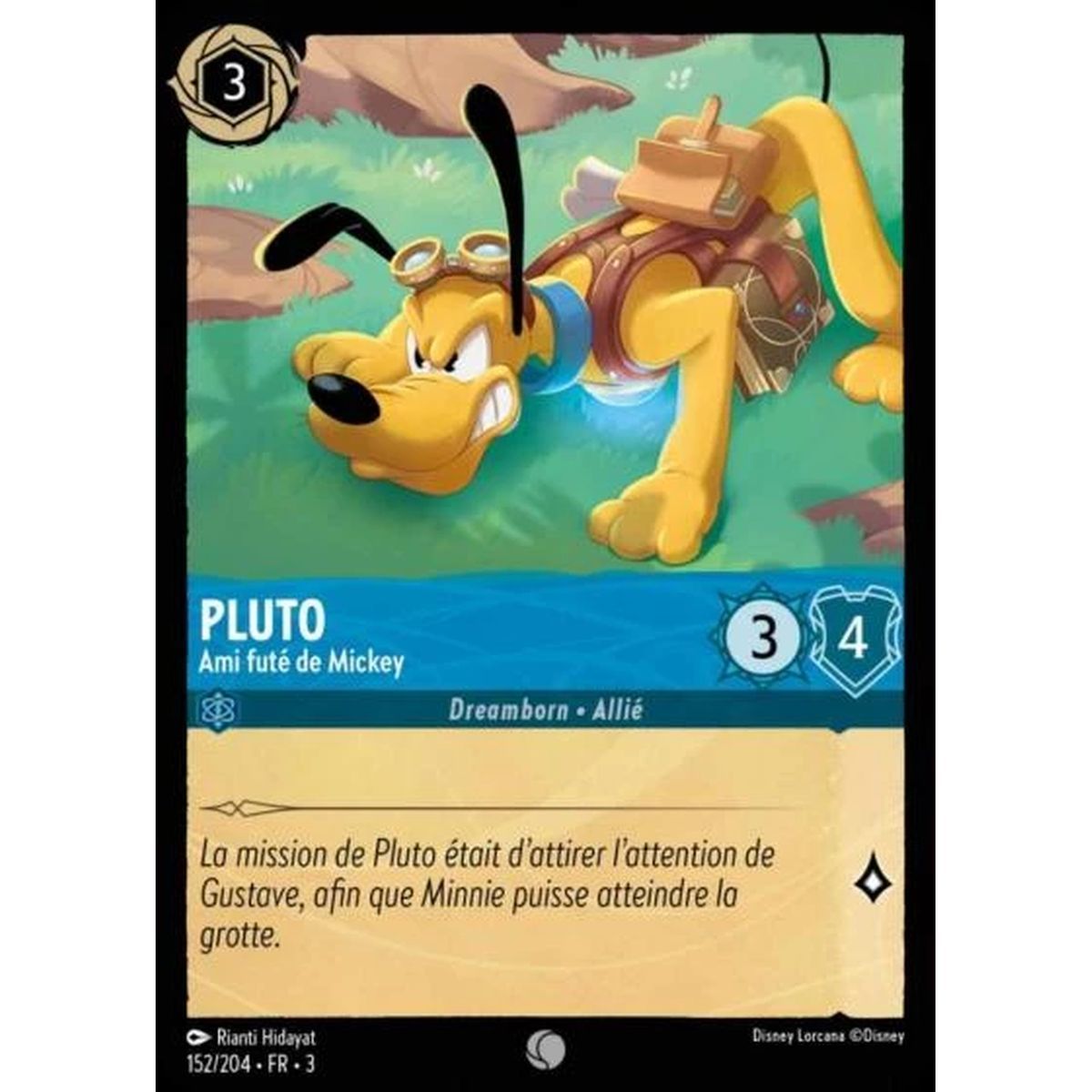 Pluto, Mickeys kluger Freund – 152/204 – ITI – Les Terres d'Encres – Brillante – Premium – Französisch