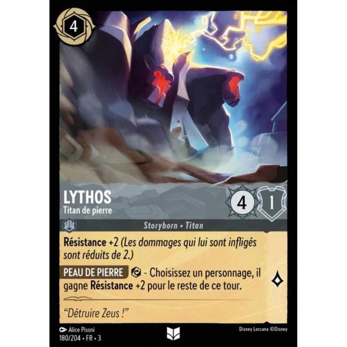 Lythos, Steintitan – 180/204 – ITI – Les Terres d'Encres – Brillante – Premium – Französisch