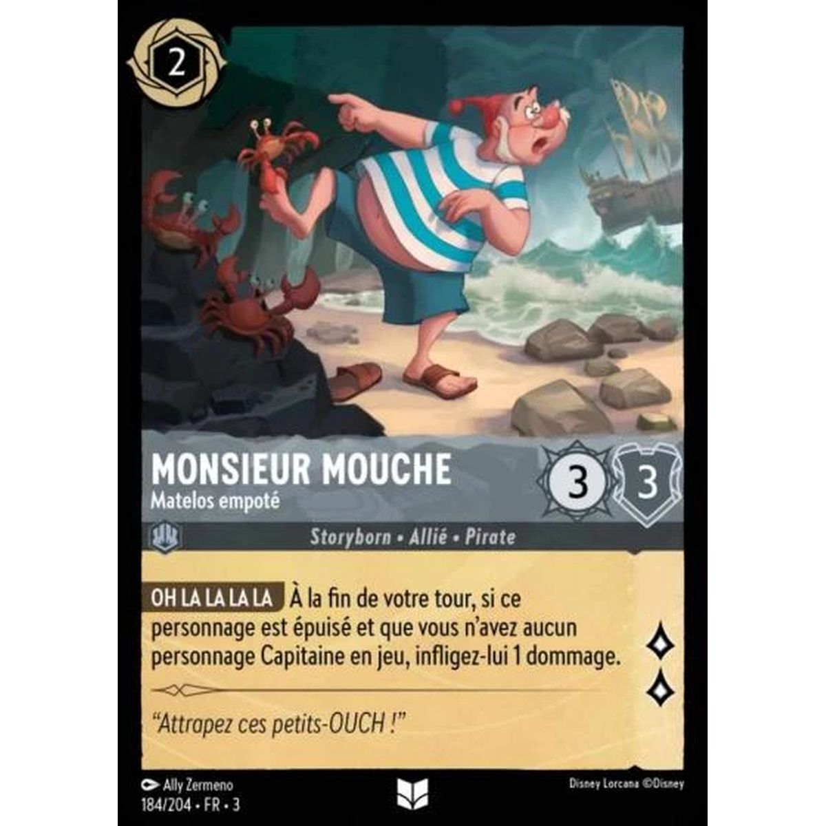 Item Monsieur Mouche, Clumsy Matelos – 184/204 – ITI – Les Terres d'Encres – Ungewöhnlich – Französisch