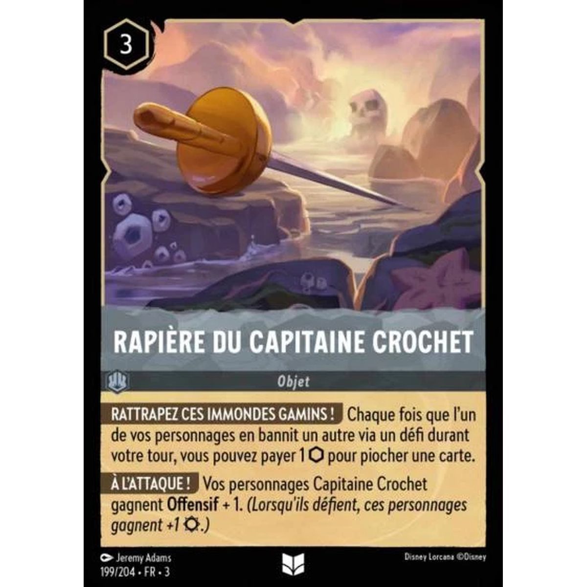 Captain Hooks Rapier – 199/204 – ITI – Les Terres d'Encres – Ungewöhnlich – Französisch