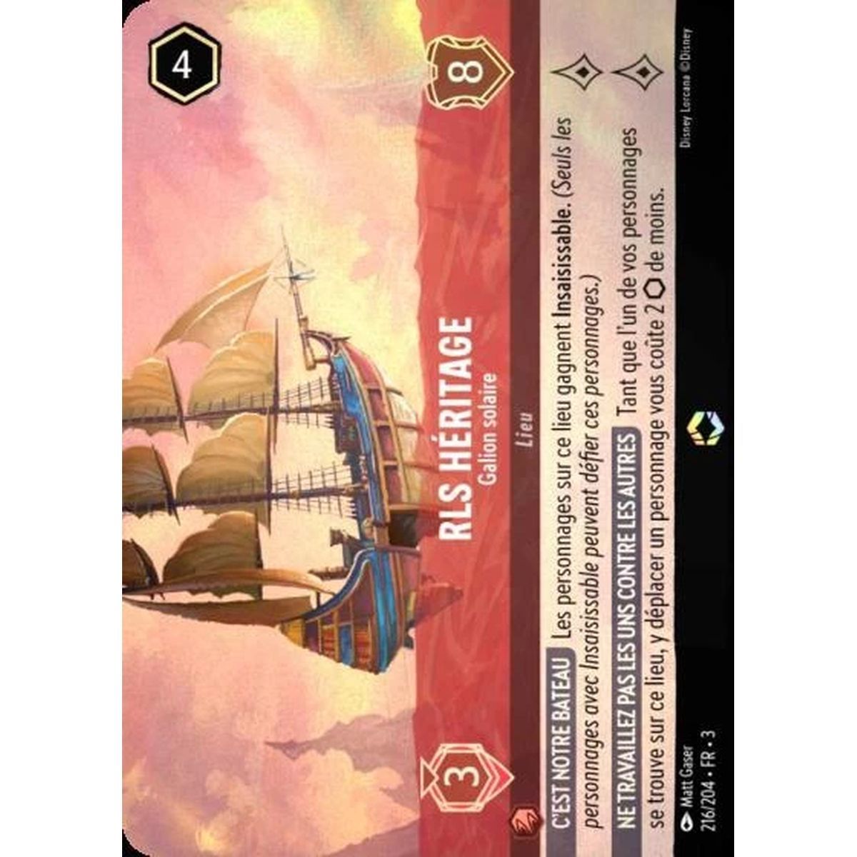 Item RLS Héritage, Solar Galleon - 216/204 - ITI - Les Terres d'Encres - Enchanté - Französisch