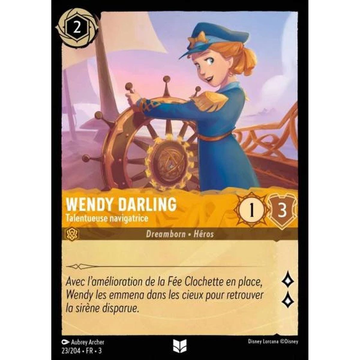 Wendy Darling, talentierte Navigatorin – 23/204 – ITI – Les Terres d'Encres – Ungewöhnlich – Französisch