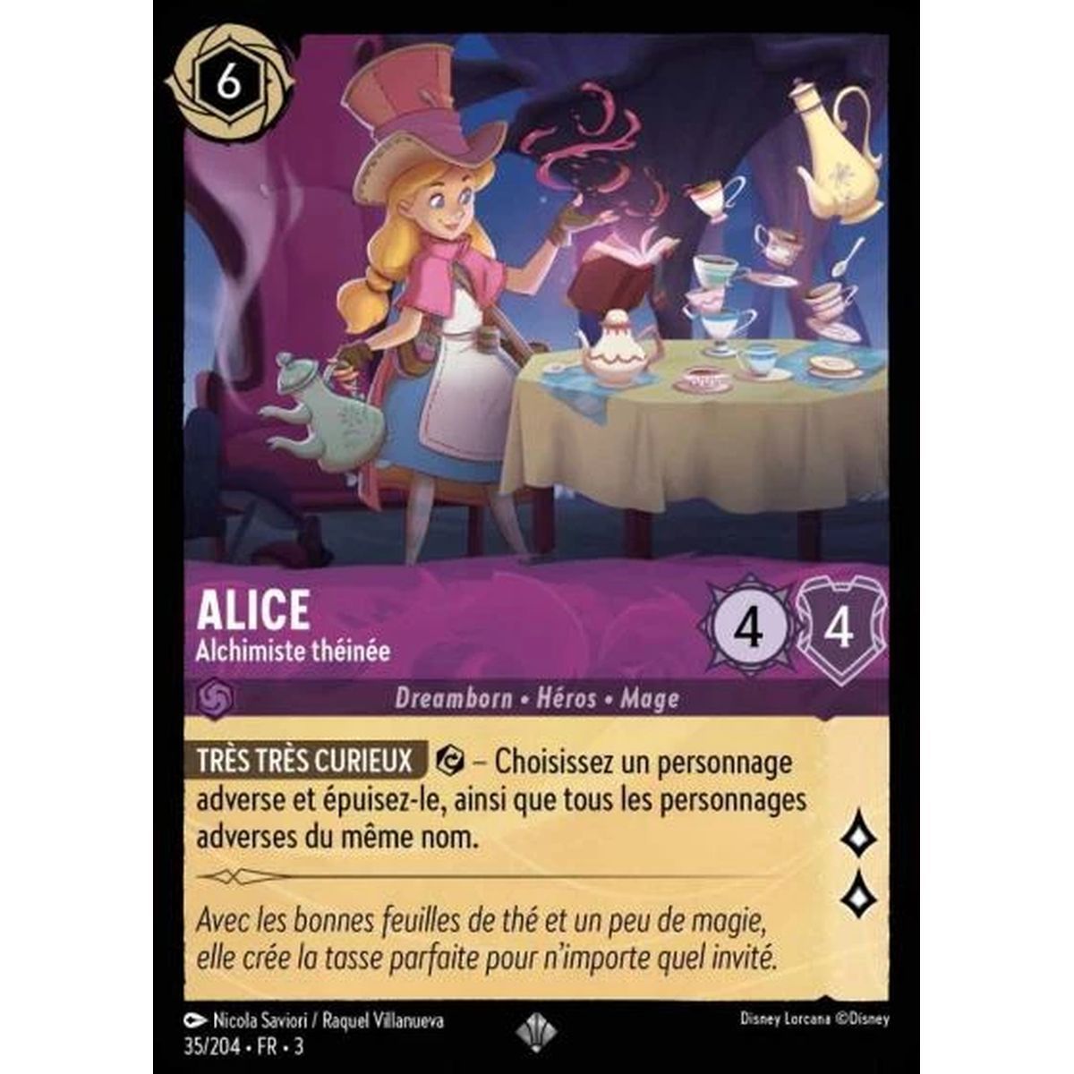 Item Alice, Theine Alchemist – 35/204 – ITI – Les Terres d'Encres – Super Rare – Französisch