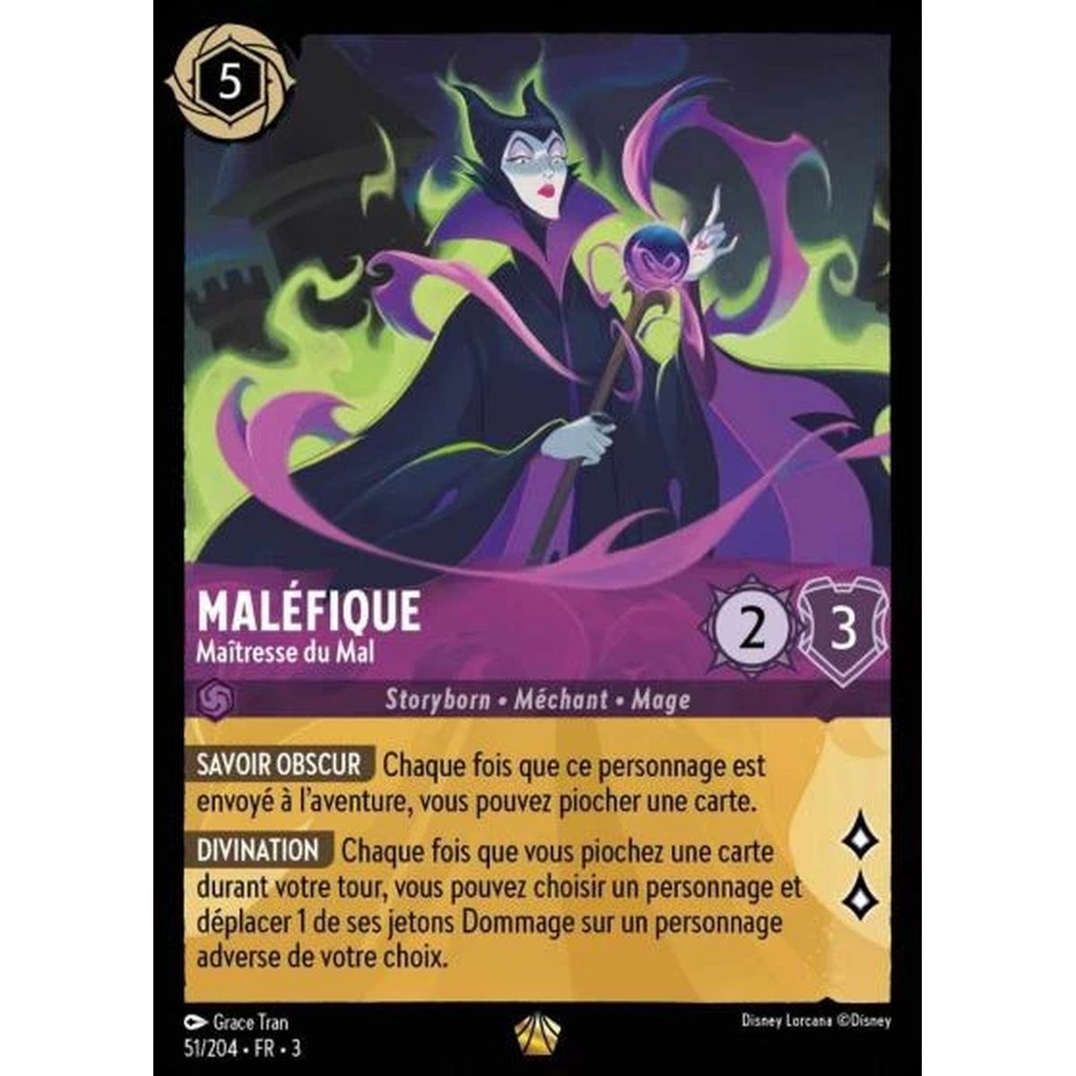 Maleficent, Herrin des Bösen – 51/204 – ITI – Les Terres d'Encres – Legendär – Französisch