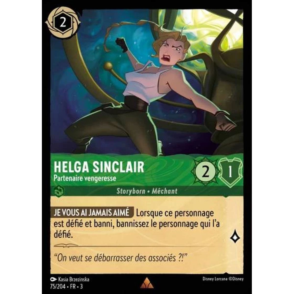 Helga Sinclair, Vengeful Partner – 75/204 – ITI – Les Terres d'Encres – Brillante – Premium – Französisch