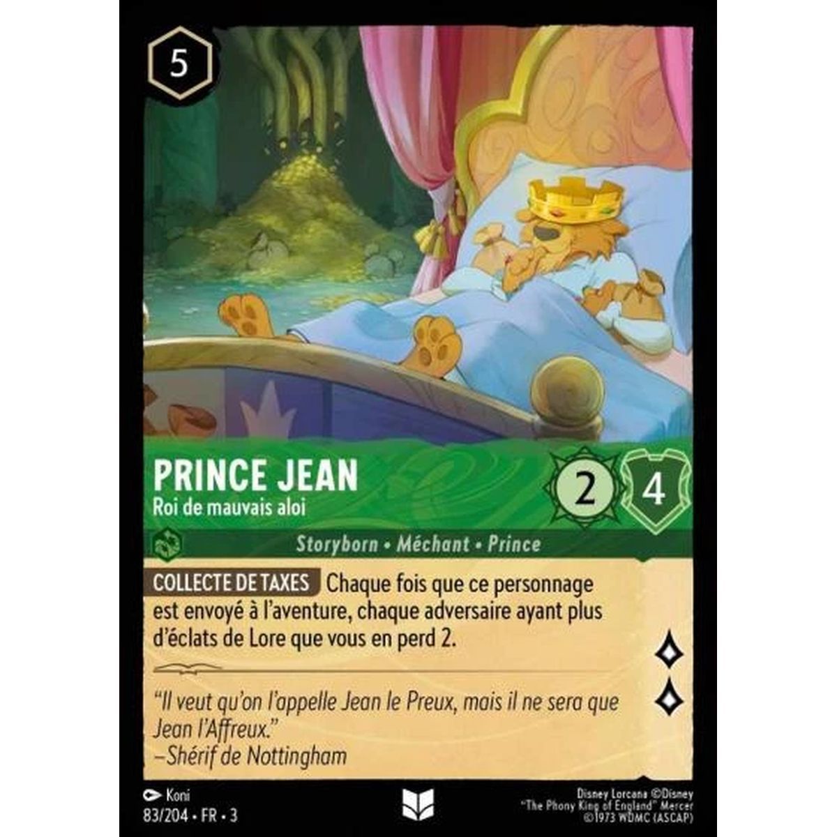 Prinz Jean, böser König – 83/204 – ITI – Les Terres d'Encres – Brillante – Premium – Französisch