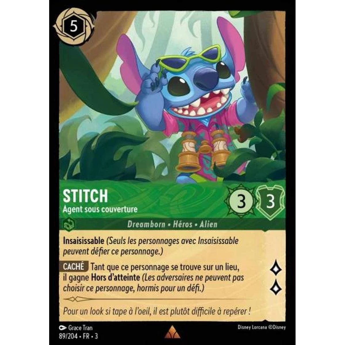 Stitch, Undercover Agent – 89/204 – ITI – Les Terres d'Encres – Brillante – Premium – Französisch